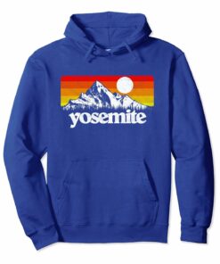 Vintage Yosemite National Park Retro Mountains Hoodie