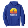 Volleyball Gift Hoodie Cool Vintage Style For Teen Girls