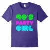 Womens 90s Party Retro Shirt
