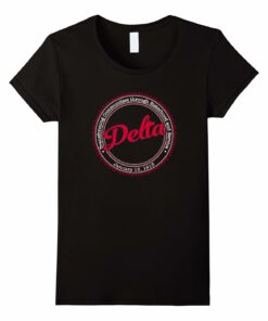 Womens Delta T Shirt Circle Design