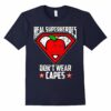 Womens Distressed Superheroes Teacher Heather