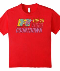 Womens Mtv Countdown Vintage T Shirt