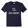 Womens Oh Crop Graphic Designer