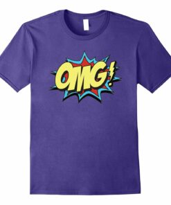 Womens Omg Comic Style Tshirt
