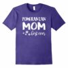 Womens Pomeranian Dog Shirts Heather