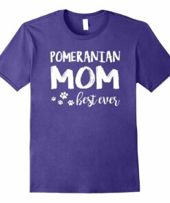 Womens Pomeranian Dog Shirts Heather