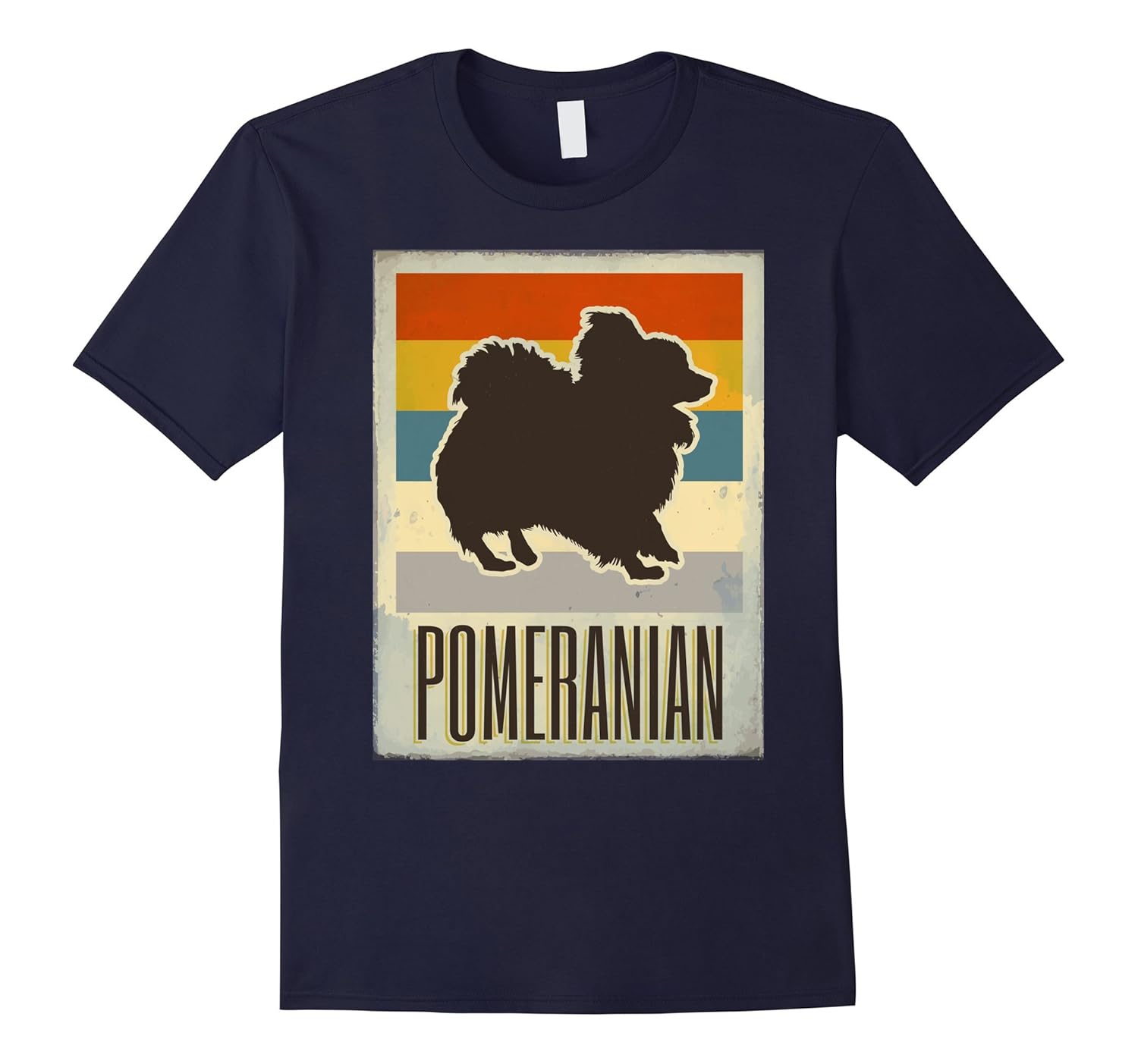 Womens Pomeranian Vintage Retro Graphic Womens Pomeranian Vintage Retro Graphic