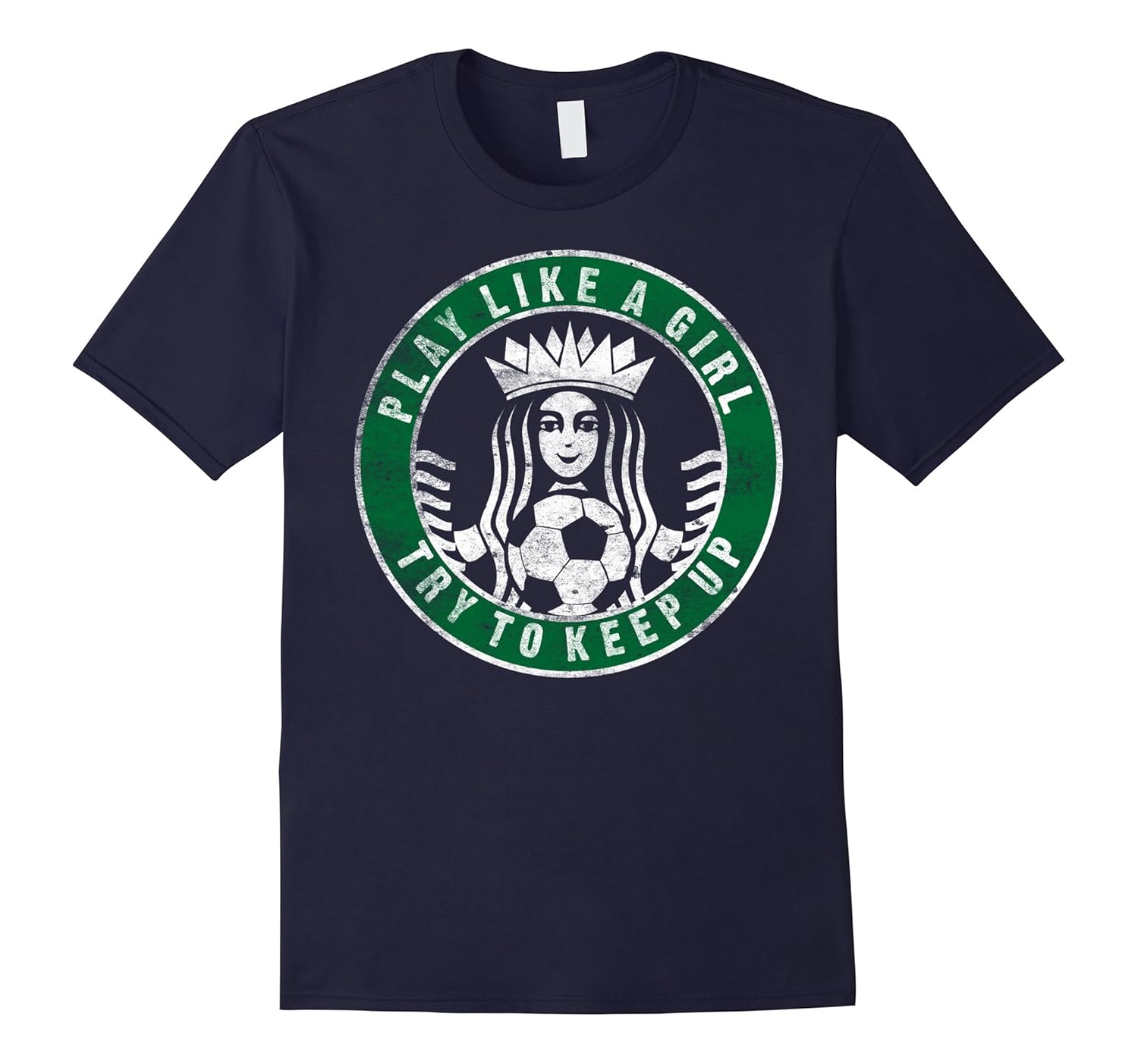 Womens Soccer Shirt Distressed Heather Womens Soccer Shirt Distressed Heather