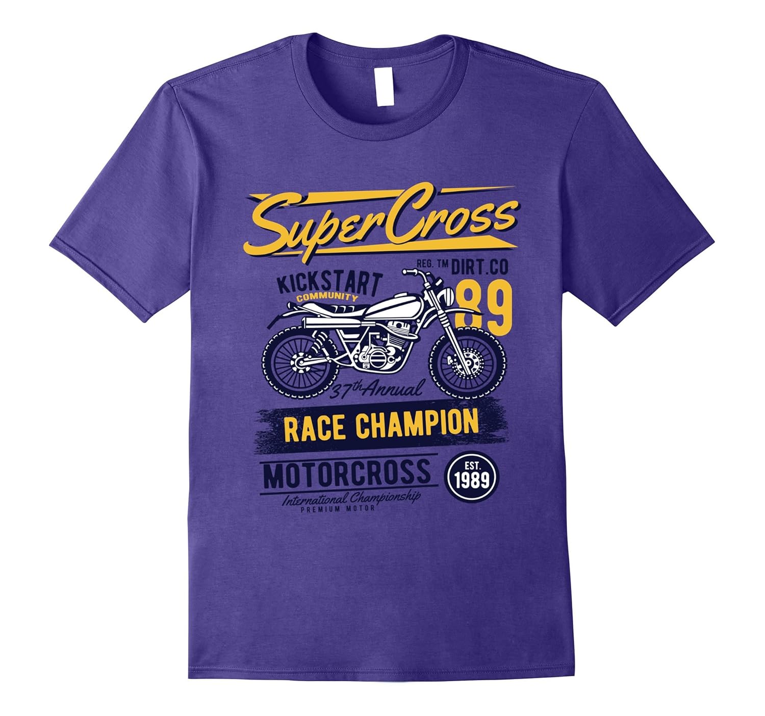 Womens Supercross Vintage Motorcycle Heather Womens Supercross Vintage Motorcycle Heather