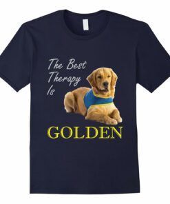Womens Therapy Golden Retriever T Shirt