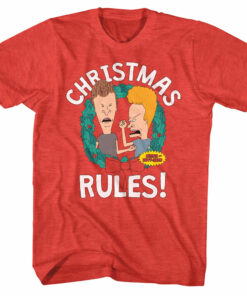 Beavis and Butthead Christmas Rules Men’s T Shirt
