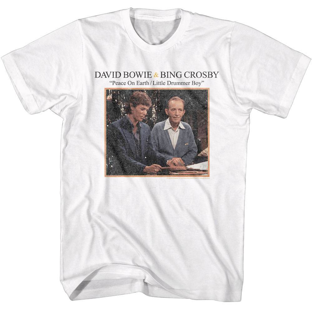 Bing Crosby & David Bowie Peace on Earth Men's T Shirt Bing Crosby & David Bowie Peace on Earth Men's T Shirt