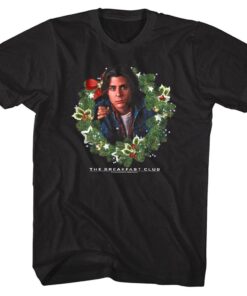 Breakfast Club Bender Christmas Wreath Men’s T Shirt