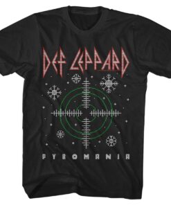 Def Leppard Christmas Pyromania Men’s T Shirt