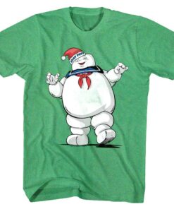 Ghostbusters Merry Xmas Stay Puft Men’s T Shirt