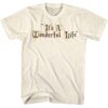 It’s a Wonderful Life Movie Title Men’s T Shirt