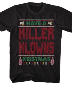 Killer Klowns Ugly Kristmas Men’s T Shirt
