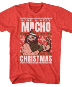 Macho Man Tacky Christmas Men’s T Shirt