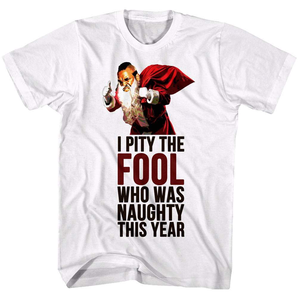 Mr T Naughty This Year Men's T Shirt Mr T Naughty This Year Men's T Shirt
