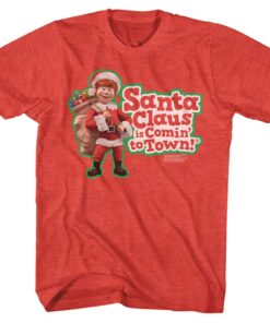 Santa Claus is Comin’ to Town Kris Men’s T Shirt