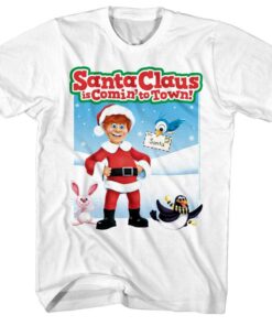 Santa Claus is Comin’ to Town Letter to North Pole Men’s T Shirt