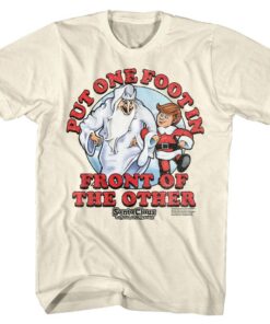 Santa Claus is Comin’ to Town One Foot in Front Men’s T Shirt