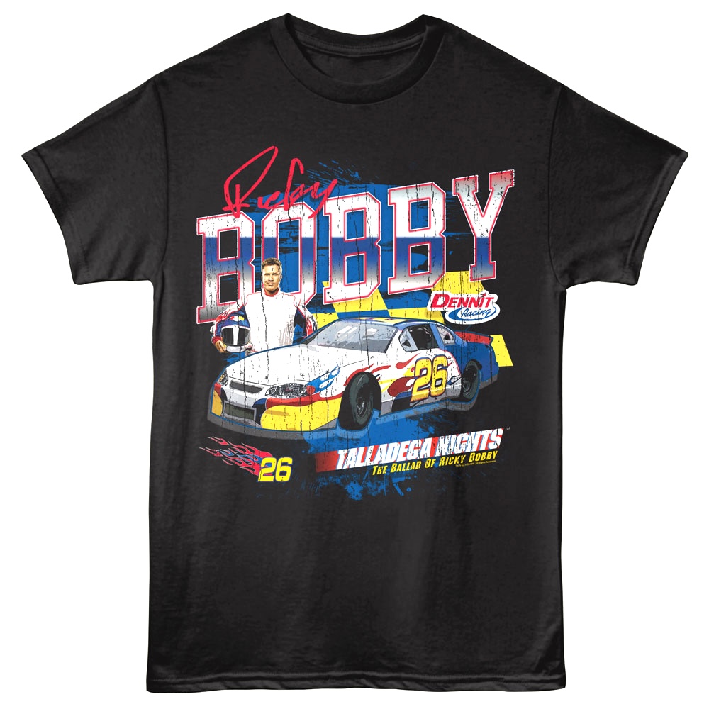 Talladega Nights Vintage Ricky Bobby Men's T Shirt Talladega Nights Vintage Ricky Bobby Men's T Shirt