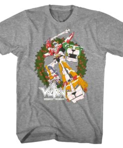 Voltron Lionforce Christmas Wreath Men’s T Shirt