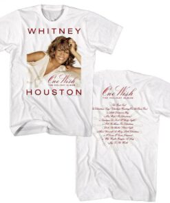 Whitney Houston One Wish Holiday Album Men’s T Shirt